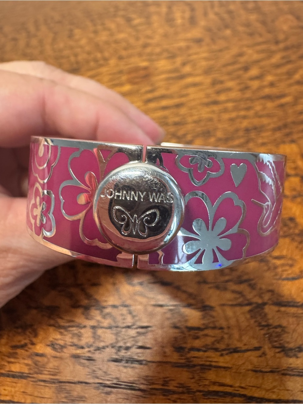NWT Johnny Was Love Hinged Bangle Bracelet